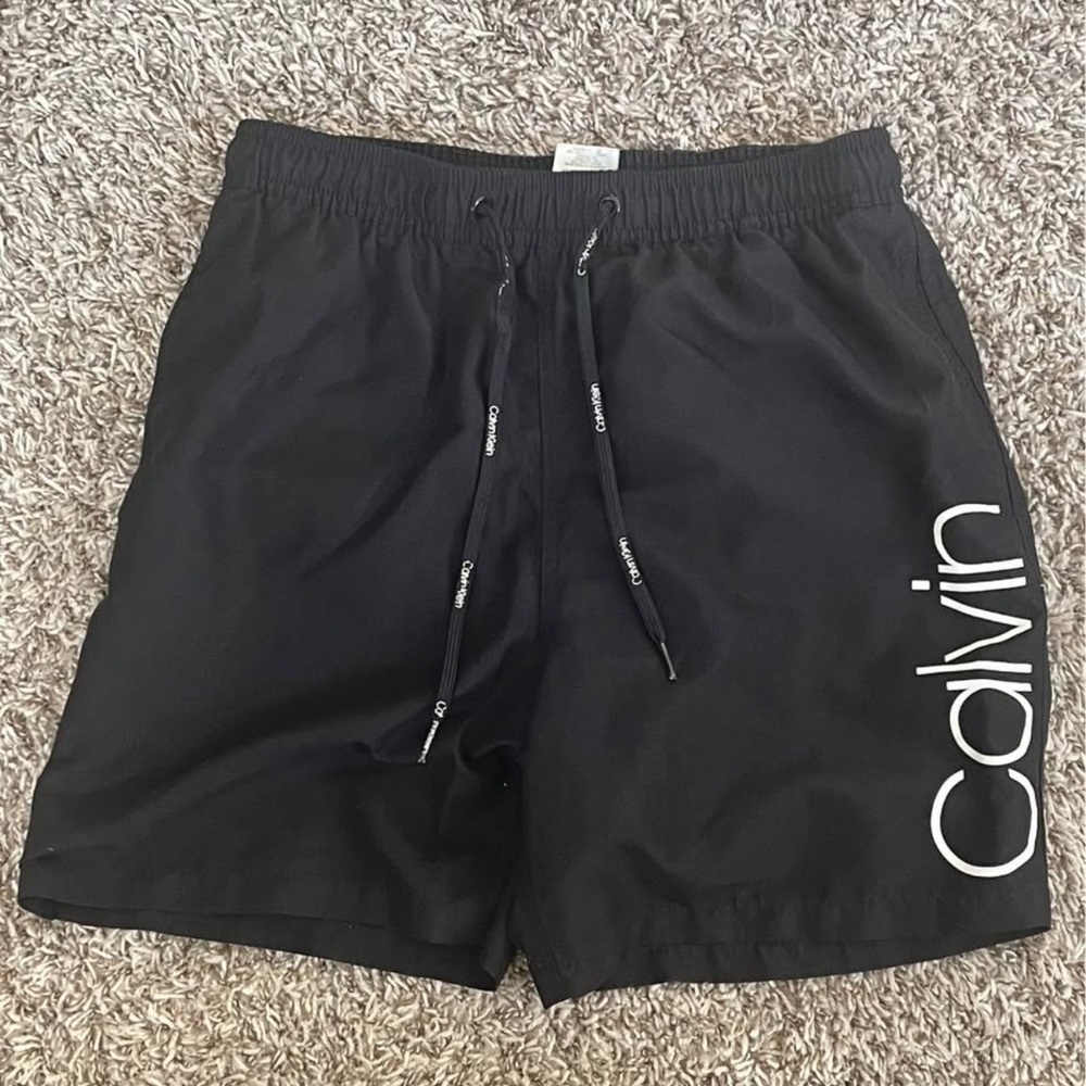 Calvin Klein Men's Black Swim Trunks